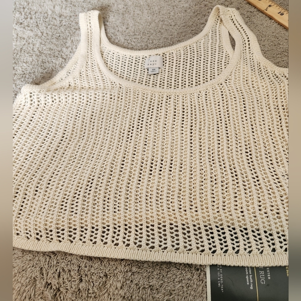 Women's Crewneck Pullover Sweater - A New Day Cream - Picture 6 of 13